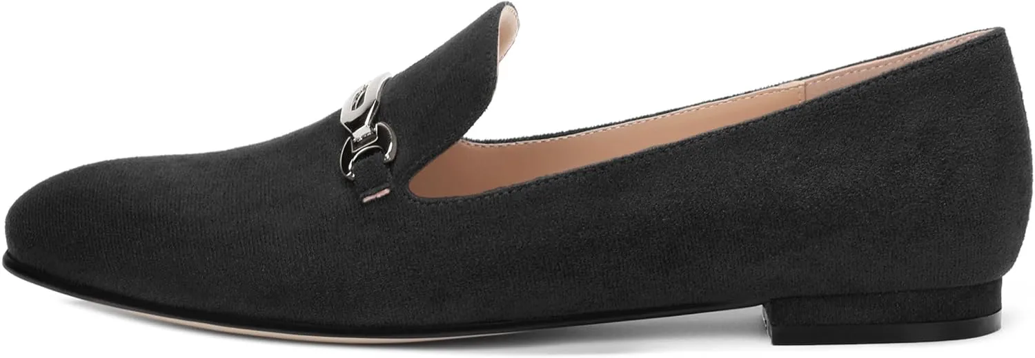 Women's Loafers, Slip On Round Toe Comfortable Flats for Women Dressy and Work, Womens Business Casual Shoes