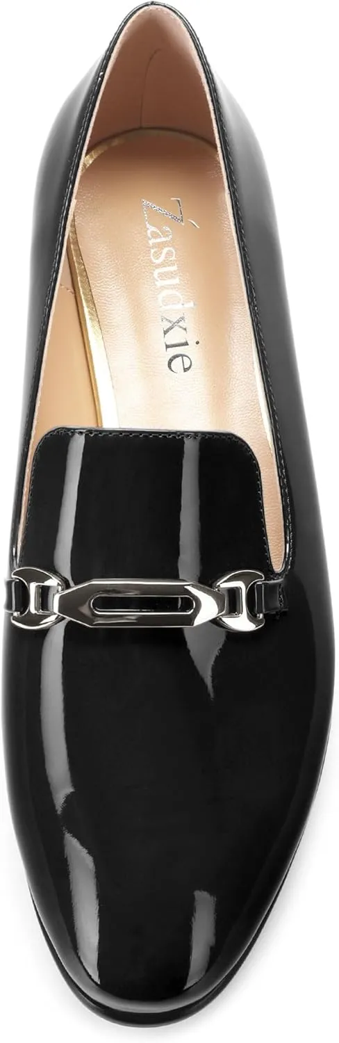 Women's Loafers, Slip On Round Toe Comfortable Flats for Women Dressy and Work, Womens Business Casual Shoes