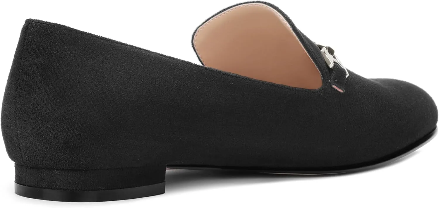 Women's Loafers, Slip On Round Toe Comfortable Flats for Women Dressy and Work, Womens Business Casual Shoes