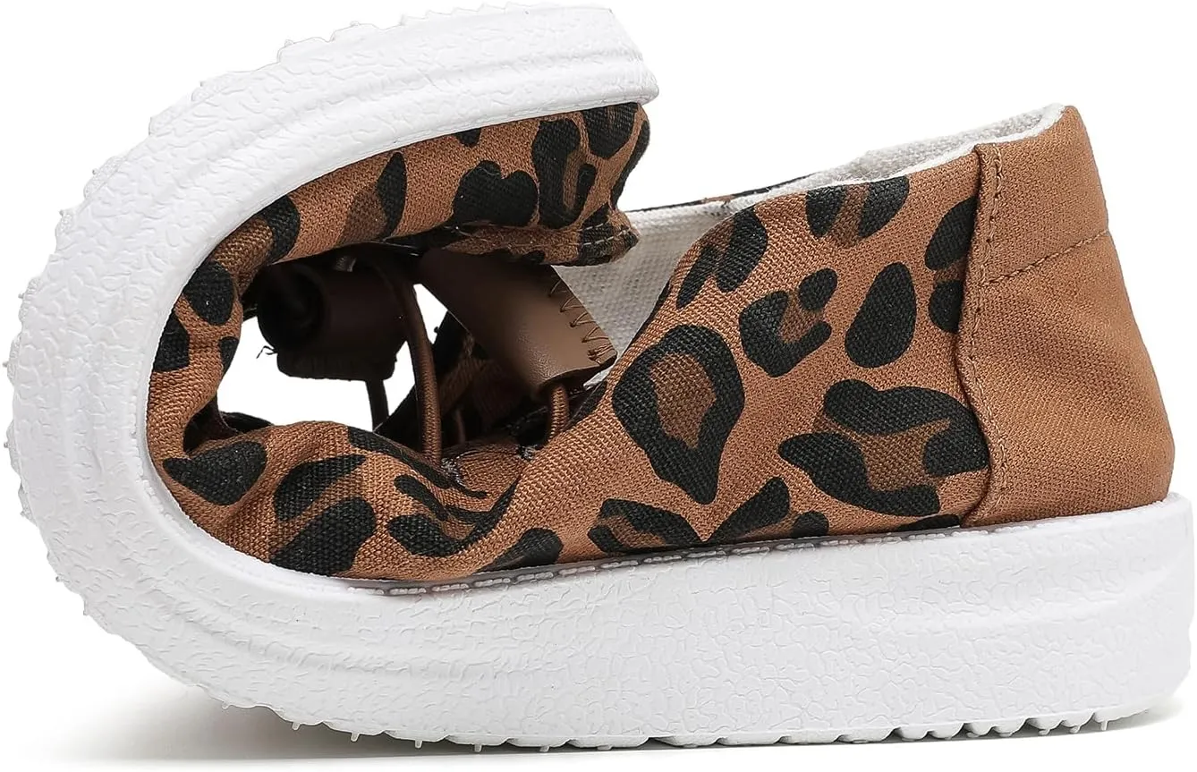 Womens Loafers Women Shoes Casual Slip-On Canvas Shoes Breathable Lightweight Boat Shoes for Women