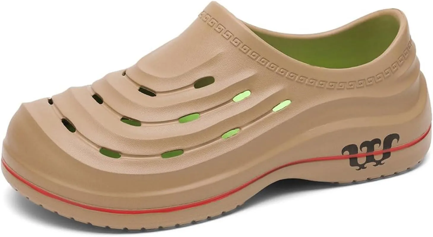 Womens Mens Garden Clogs Shoes,Armadillo Clogs,Non Slip Armadillo Chef Shoes,Nursing Kitchen Food Service Ideal Work Shoe,Outdoor Beach Slippers Orthopedic Arch Support Sandals