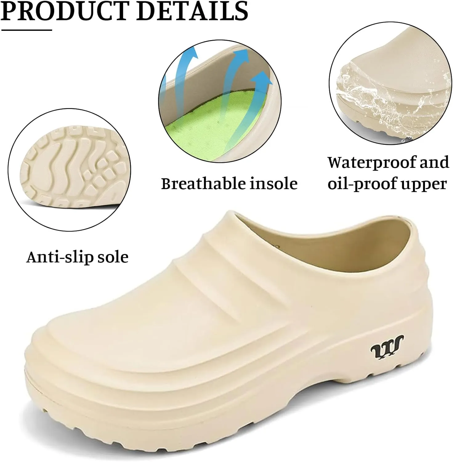 Womens Mens Garden Clogs Shoes,Armadillo Clogs,Non Slip Armadillo Chef Shoes,Nursing Kitchen Food Service Ideal Work Shoe,Outdoor Beach Slippers Orthopedic Arch Support Sandals