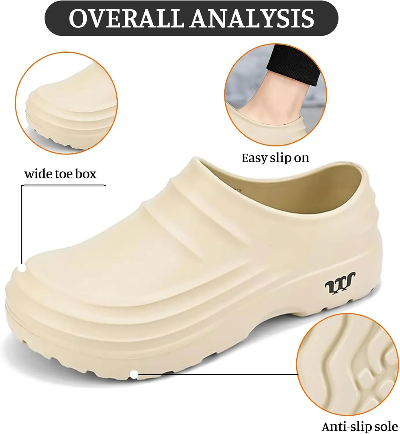 Womens Mens Garden Clogs Shoes,Armadillo Clogs,Non Slip Armadillo Chef Shoes,Nursing Kitchen Food Service Ideal Work Shoe,Outdoor Beach Slippers Orthopedic Arch Support Sandals