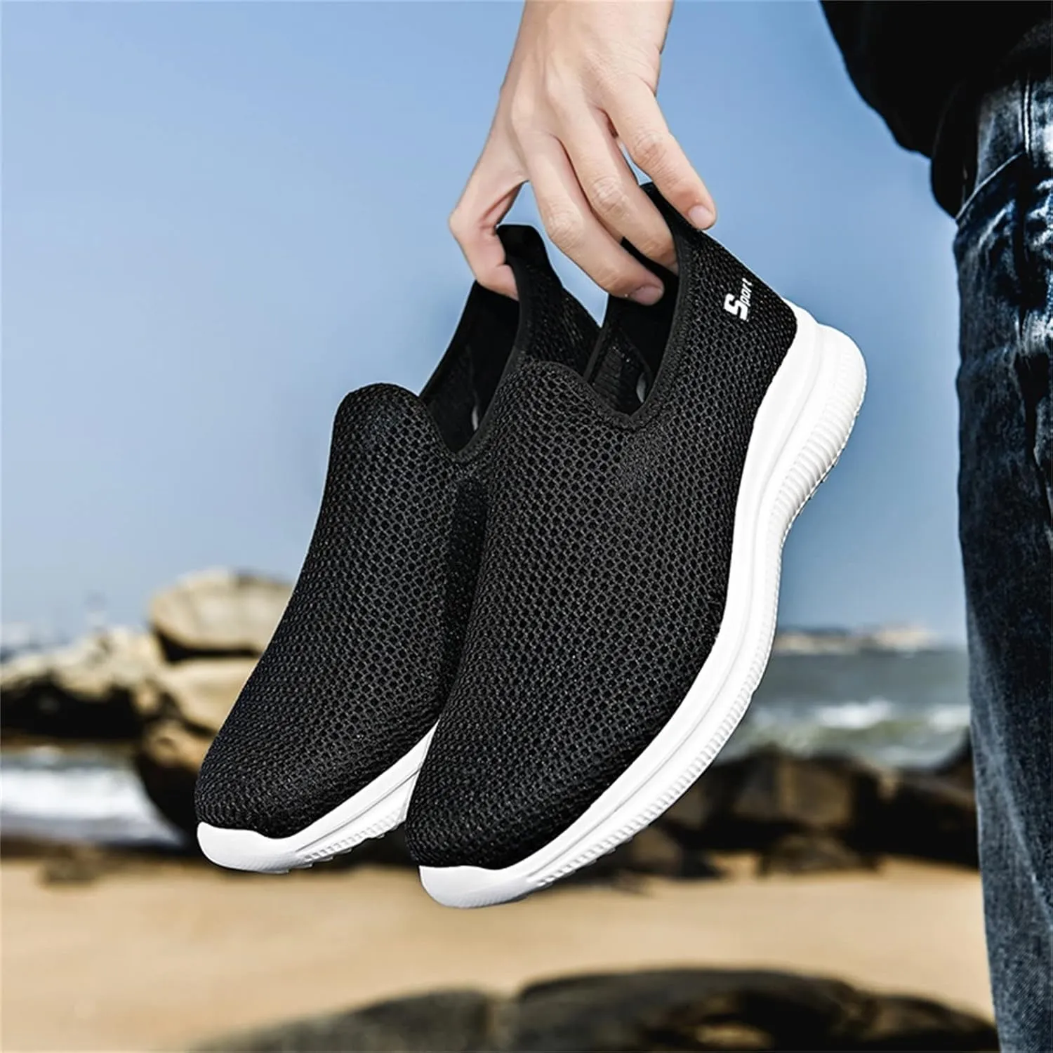 Women's Slip-on Shoes Wide Width Sneakers Hands Free Walking Shoes Women Comfortable Ladies Shoes Casual Fashion Sneakers 2025 Platform Tennis Shoe Trainers Shoe