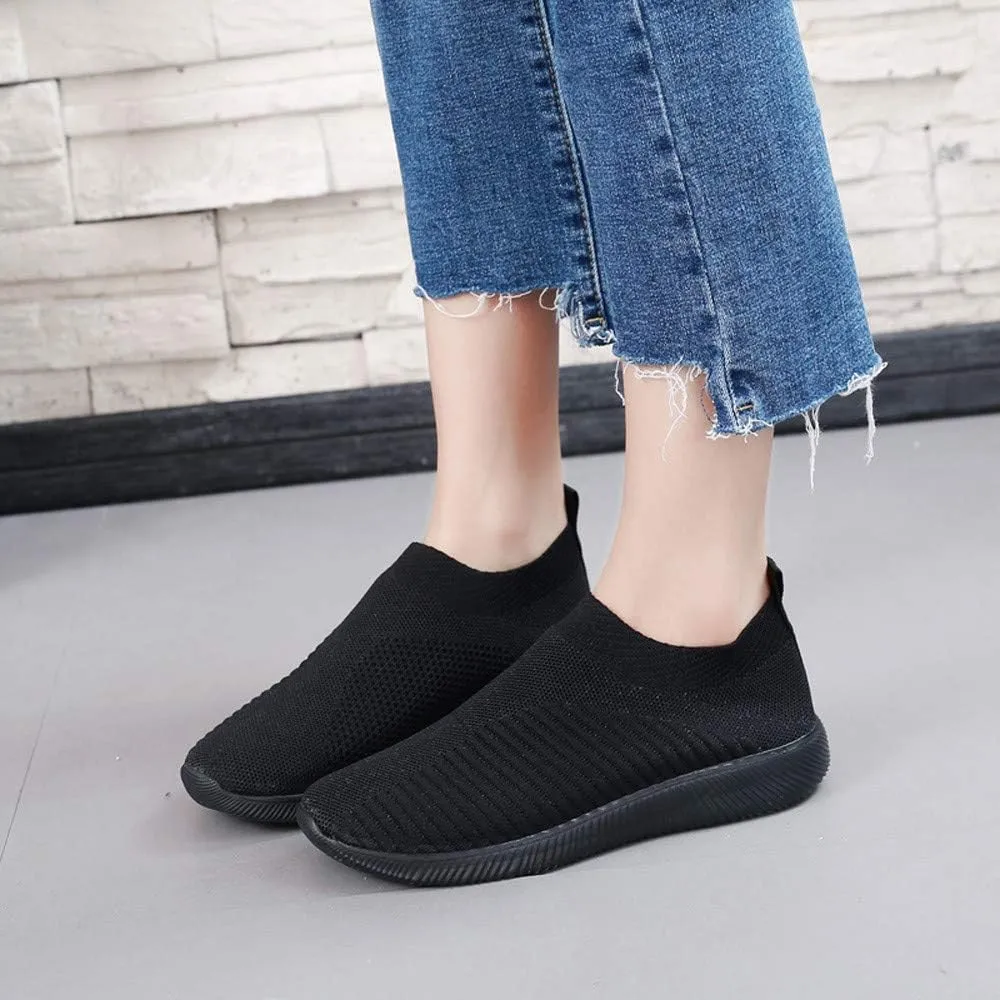 Women's Slip-on Shoes Wide Width Sneakers Hands Free Womens Tennis Shoes Cute Casual Tennis Shoes White Sneakers Slip On Tennis Shoe Loafers Dress Shoe