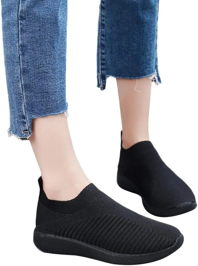 Women's Slip-on Shoes Wide Width Sneakers Hands Free Womens Tennis Shoes Cute Casual Tennis Shoes White Sneakers Slip On Tennis Shoe Loafers Dress Shoe