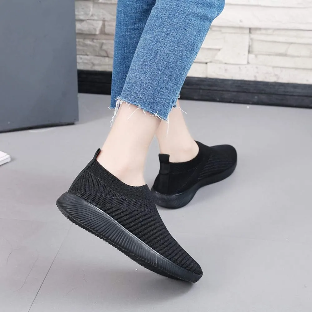 Women's Slip-on Shoes Wide Width Sneakers Hands Free Womens Tennis Shoes Cute Casual Tennis Shoes White Sneakers Slip On Tennis Shoe Loafers Dress Shoe