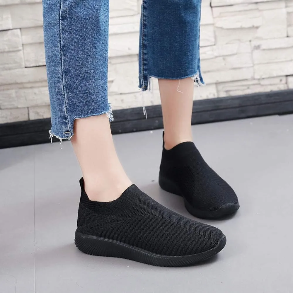 Women's Slip-on Shoes Wide Width Sneakers Hands Free Womens Tennis Shoes Cute Casual Tennis Shoes White Sneakers Slip On Tennis Shoe Loafers Dress Shoe