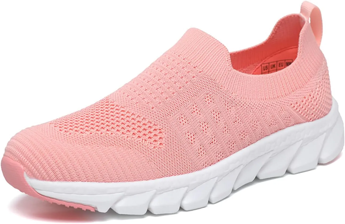 Women's Slip On Sneakers Lightweight Breathable Non Slip Work Shoes Women Walking Men's Casual Shoes Walking Sneakers White Tennis Shoe White Loafers
