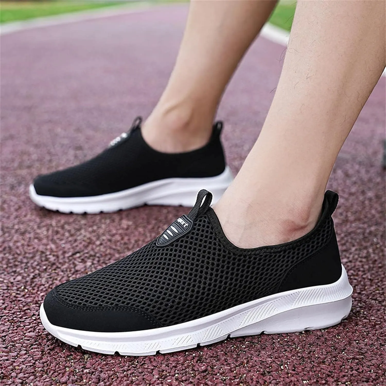 Womens Slip On Sneakers Women Walking Tennis Shoes Womens Tennis Shoes Wide Feet Ladies Shoes Casual Waterproof Sneakers White Tennis Shoe Loafers Shoe