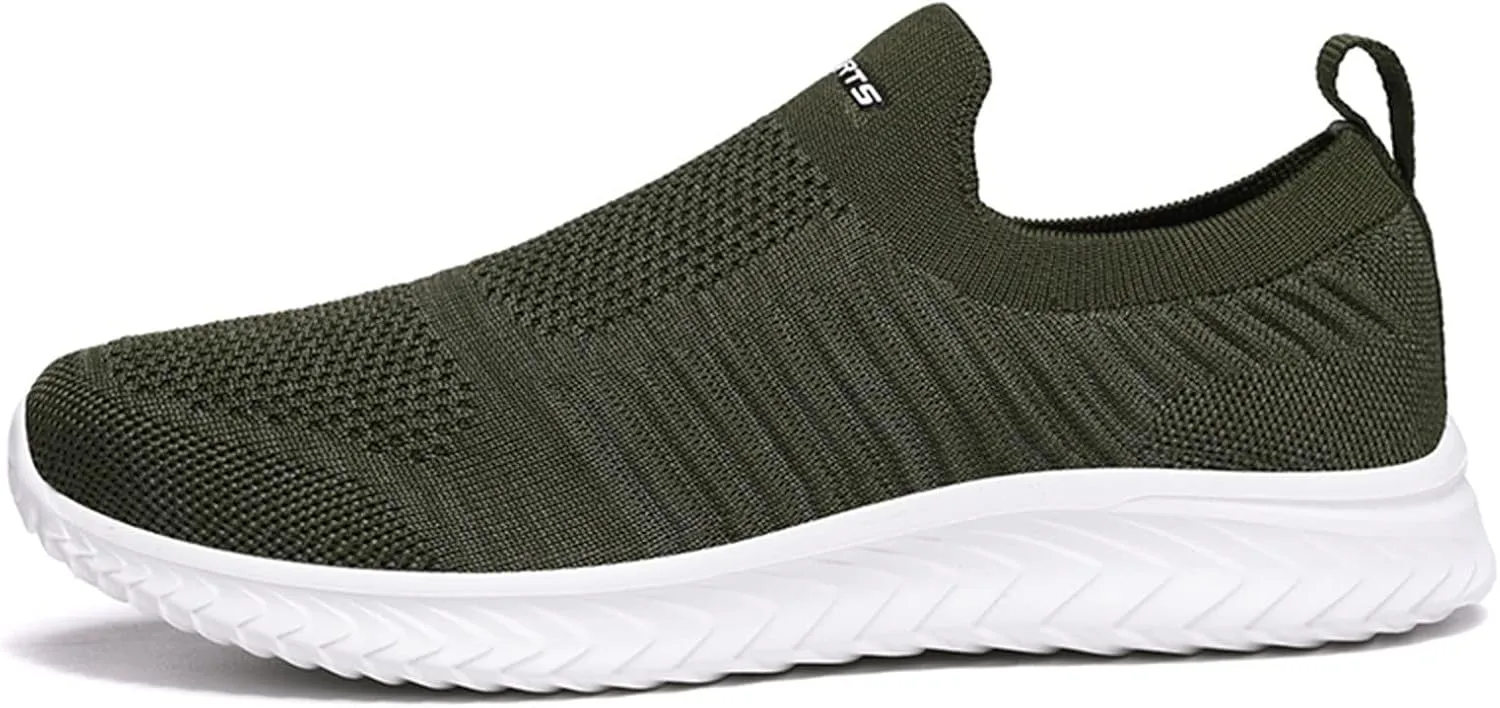 Womens Slip on Walking Shoes Comfort Lightweight Non Slip Work Shoes Women Jogging Men's Shoes Casual Men's Fashion Sneakers Slip On Tennis Shoe Loafers Casual Slip On