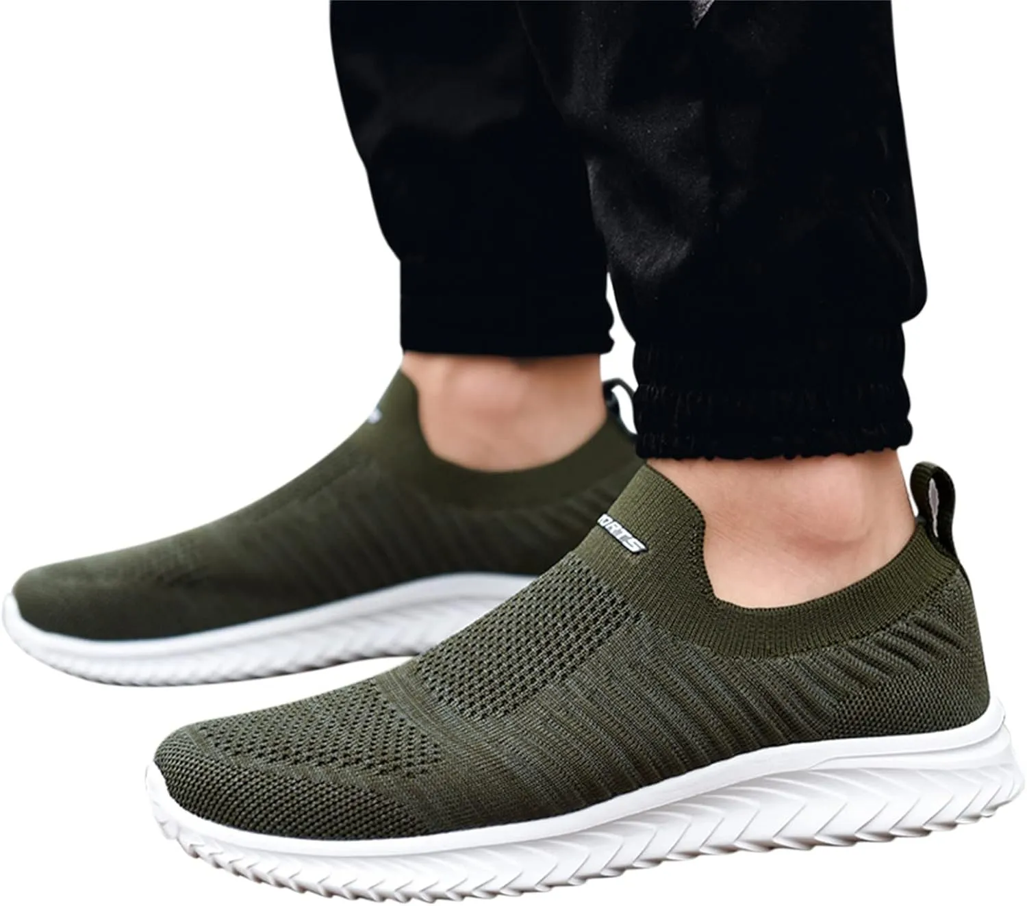 Womens Slip on Walking Shoes Comfort Lightweight Non Slip Work Shoes Women Jogging Men's Shoes Casual Men's Fashion Sneakers Slip On Tennis Shoe Loafers Casual Slip On