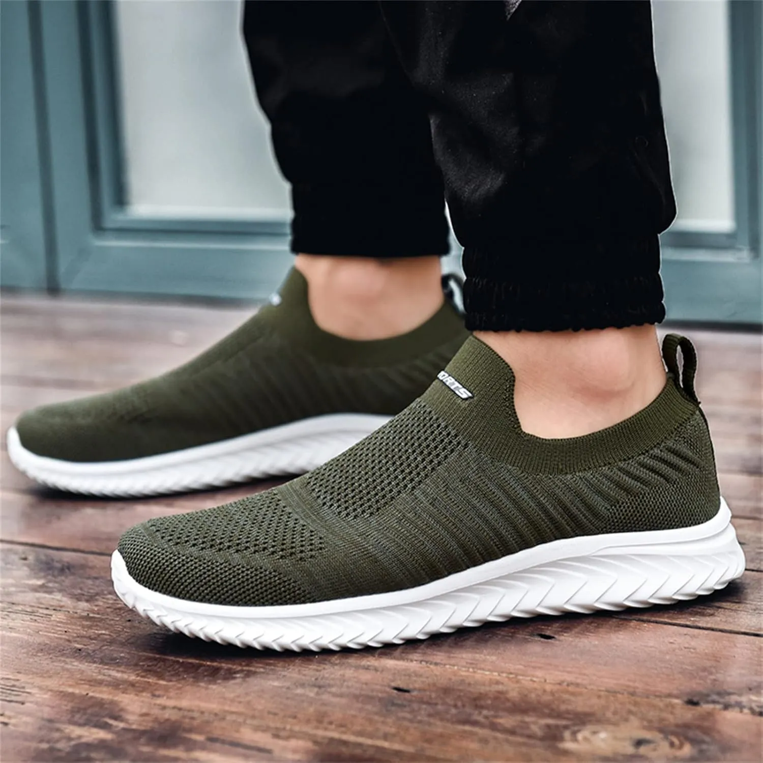 Womens Slip on Walking Shoes Comfort Lightweight Non Slip Work Shoes Women Jogging Men's Shoes Casual Men's Fashion Sneakers Slip On Tennis Shoe Loafers Casual Slip On
