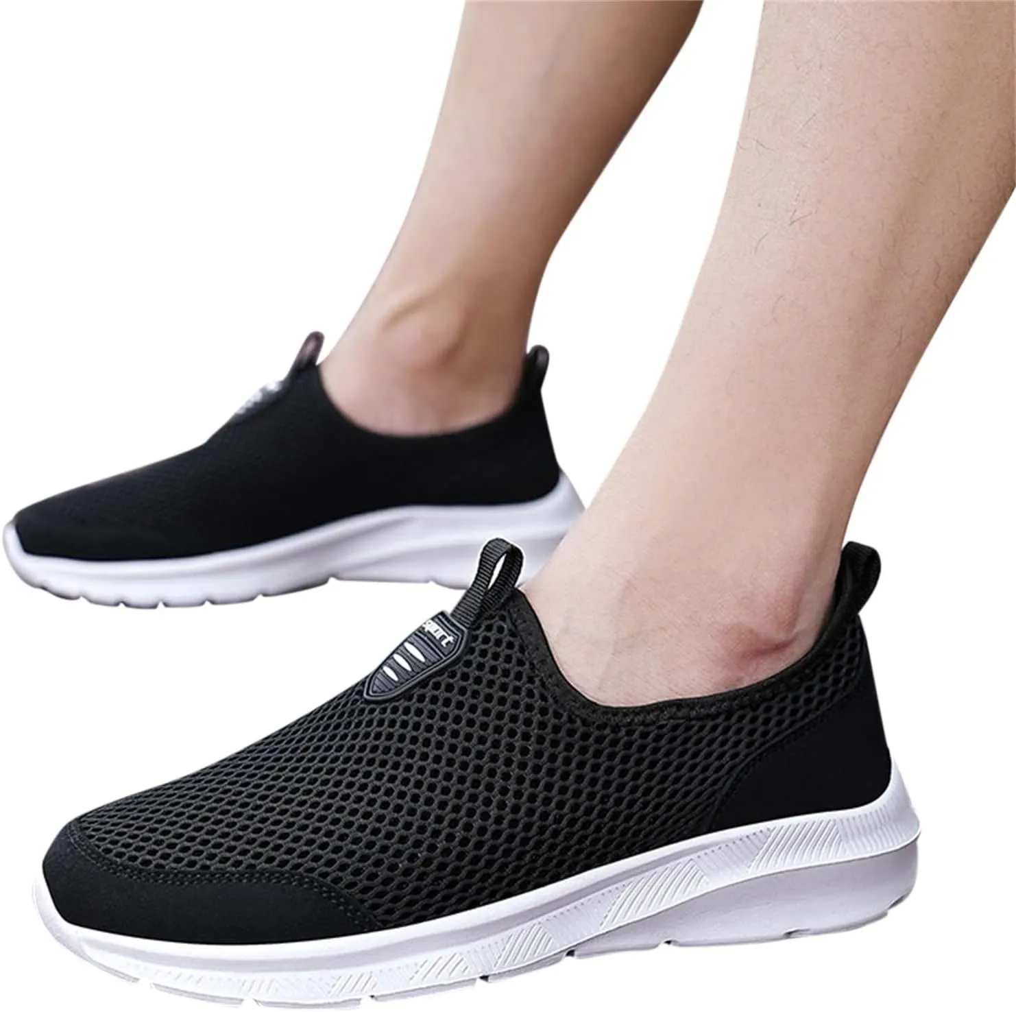 Women's Slip on Walking Shoes Tennis Lightweight Gym Running Shoes for Men Walking Men Shoes Casual Black Platform Sneaker Red Tennis Shoe Loafers Casual Slip On