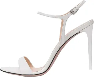 Women's T-Strap Stiletto Sandals, Peep Toe Evening Wedding Heels