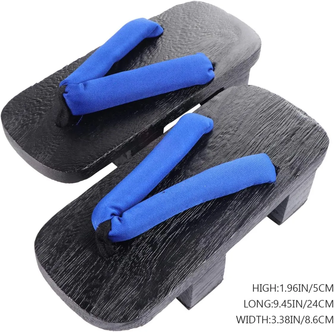 Wooden Geta Sandals Clogs Women Flip Flops Stage Performance Geta Japanese Wooden Slippers Shoes Heel Height 5CM
