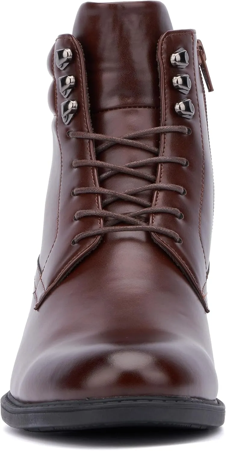 X RAY Mens Braylon Dress, Round Toe Boots, Nylon Mesh Lining, Thermoplastic Rubber Outsole
