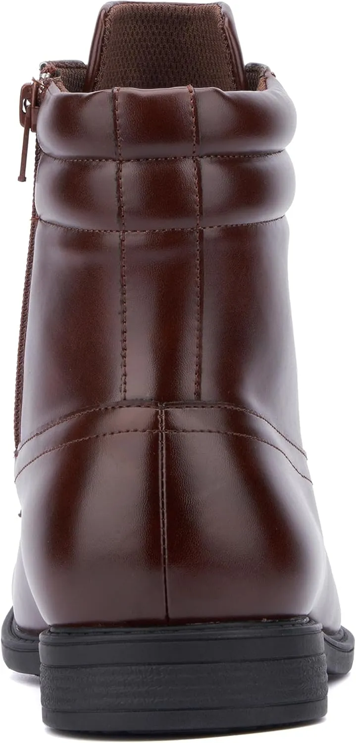 X RAY Mens Braylon Dress, Round Toe Boots, Nylon Mesh Lining, Thermoplastic Rubber Outsole