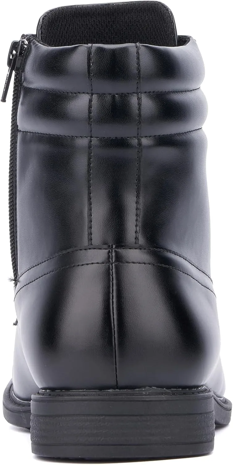 X RAY Mens Braylon Dress, Round Toe Boots, Nylon Mesh Lining, Thermoplastic Rubber Outsole