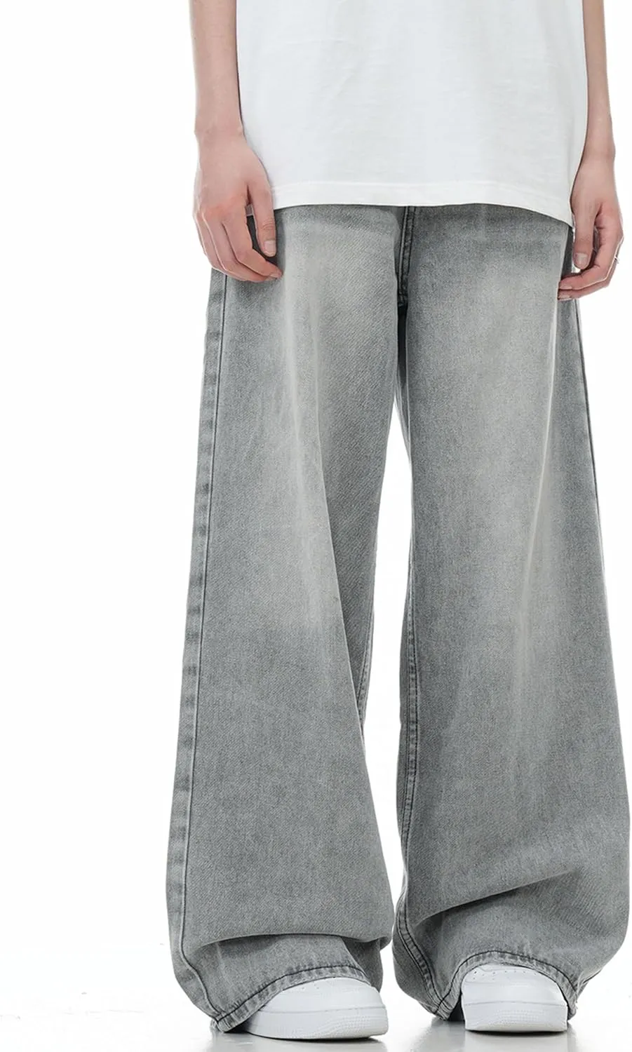 Y2K Baggy Jeans Men Women Hip Hop Skater Jeans Vintage Dance Skateboard Pants Straight Leg Denim Jeans
