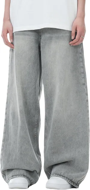 Y2K Baggy Jeans Men Women Hip Hop Skater Jeans Vintage Dance Skateboard Pants Straight Leg Denim Jeans