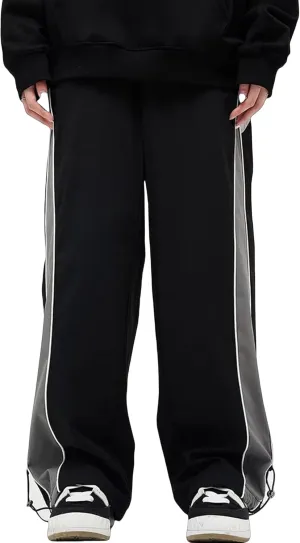 Y2k Pants Men Block Color Sweatpants Hip Hop Streetwear Pants Baggy Wide Leg Sweatpants Jogger Pants
