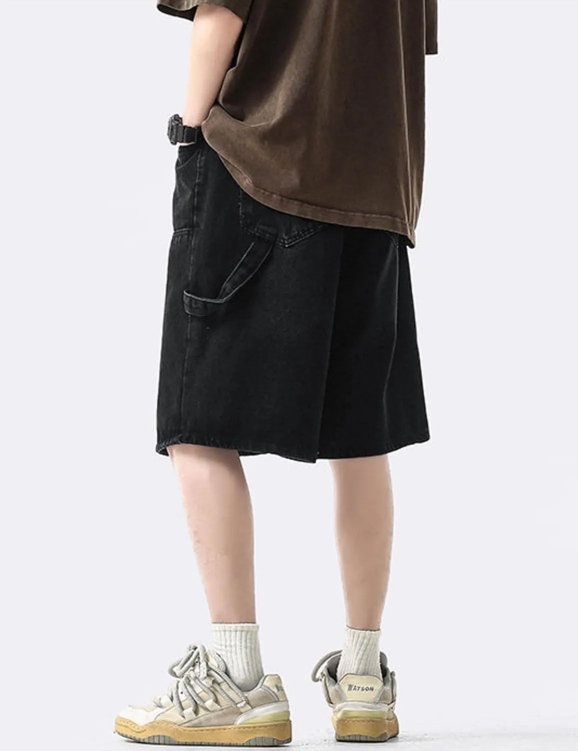 Y2k Shorts Baggy Jean Shorts Skater Jeans Hip Hop Shorts Jorts Y2k Grunge Shorts
