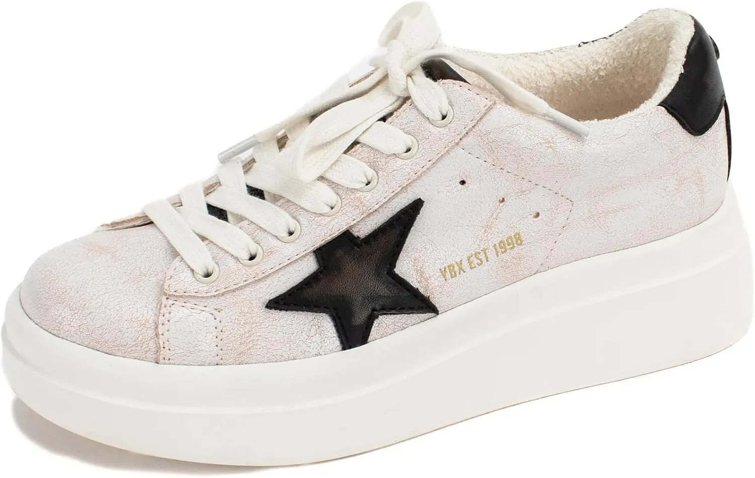 Yellow Box Women's Elonna Casual Sneaker, Lace Up Active Sneakers, Casual Athletic Fashion