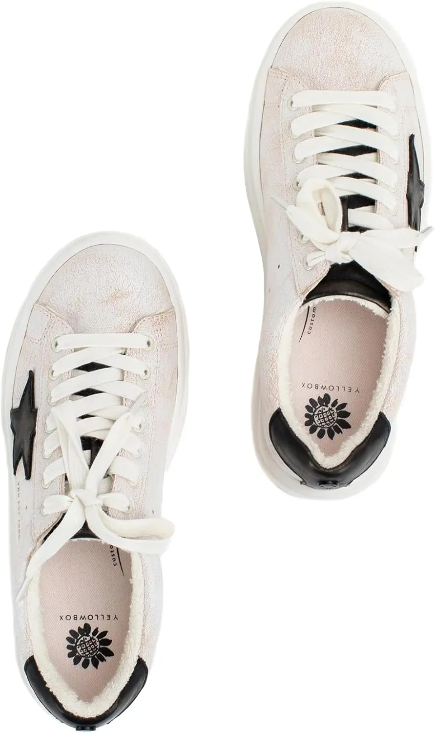 Yellow Box Women's Elonna Casual Sneaker, Lace Up Active Sneakers, Casual Athletic Fashion