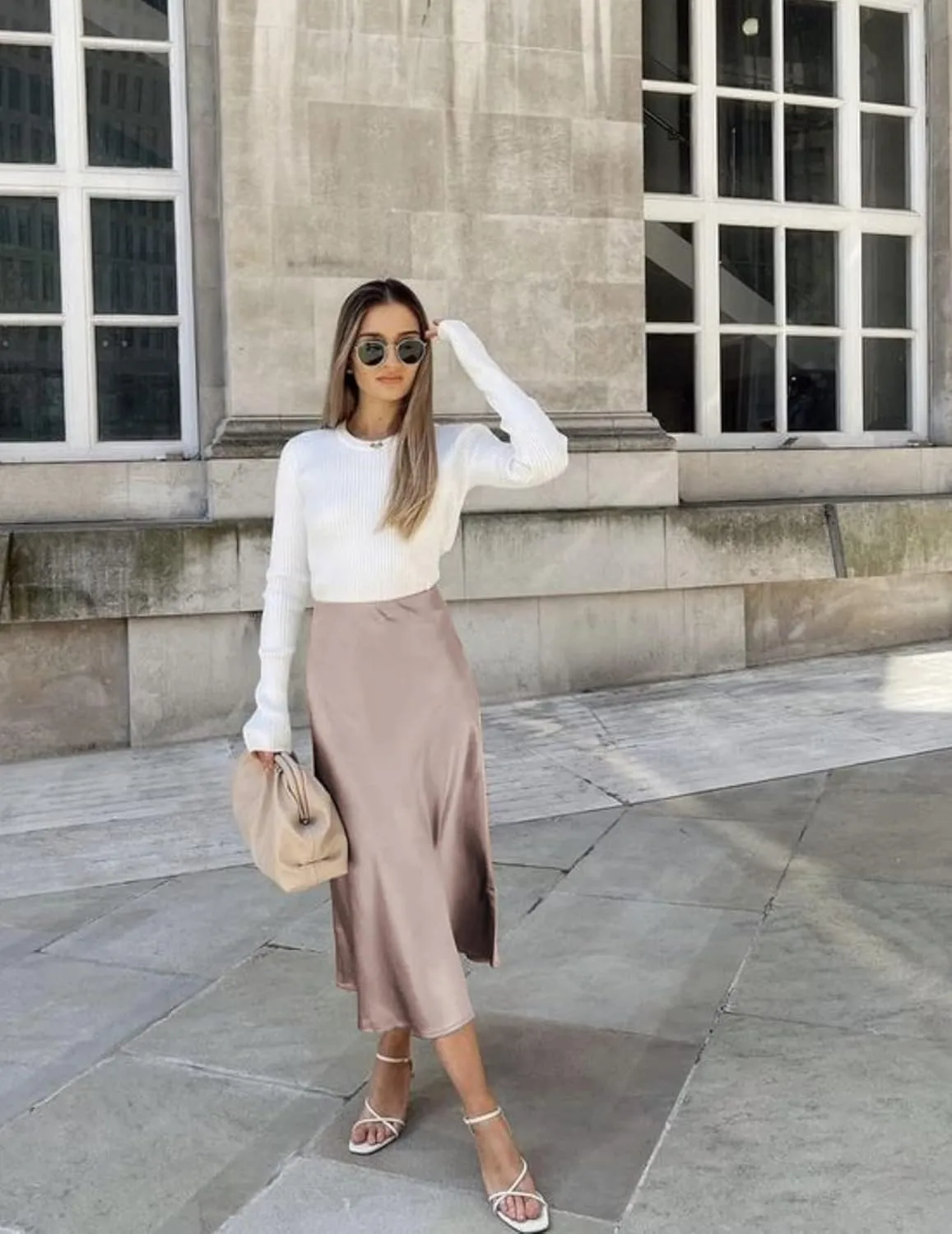 Zeagoo Skirts for Women Jacquard High Waist Skirt Black Elegant Midi Skirt Satin
