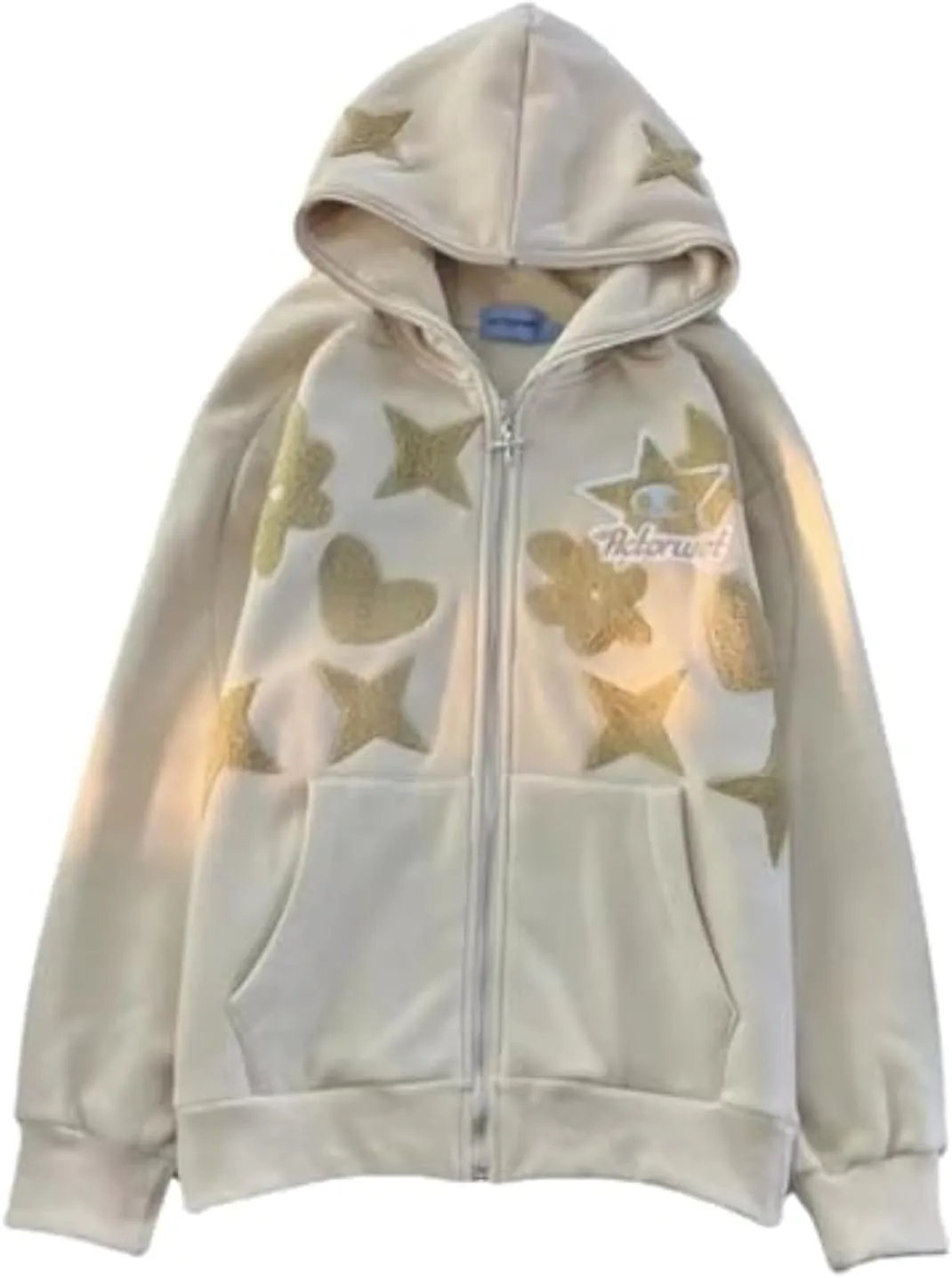 Zip Up Hoodie Women Y2K Kawaii Harajuku Clothes Gothic Web Sweatshirt Hip Hop Grunge Oversized Jacket Coat tops