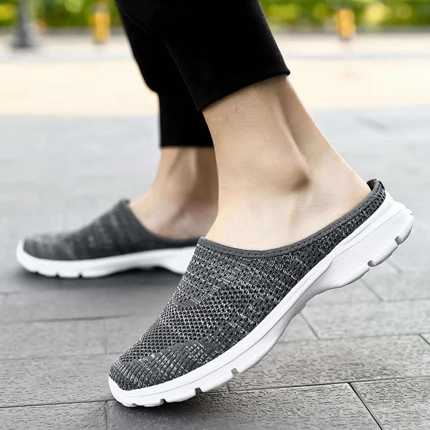 ZSpzx Quick Dry Casual Boat Shoes for Women Slip On Low Top Mesh Breathable Elastic Athletic Closed Toe Tennis Running Sneakers r Ladies Flat Fashion Casual Shoe for Gym Travel Daily Wear