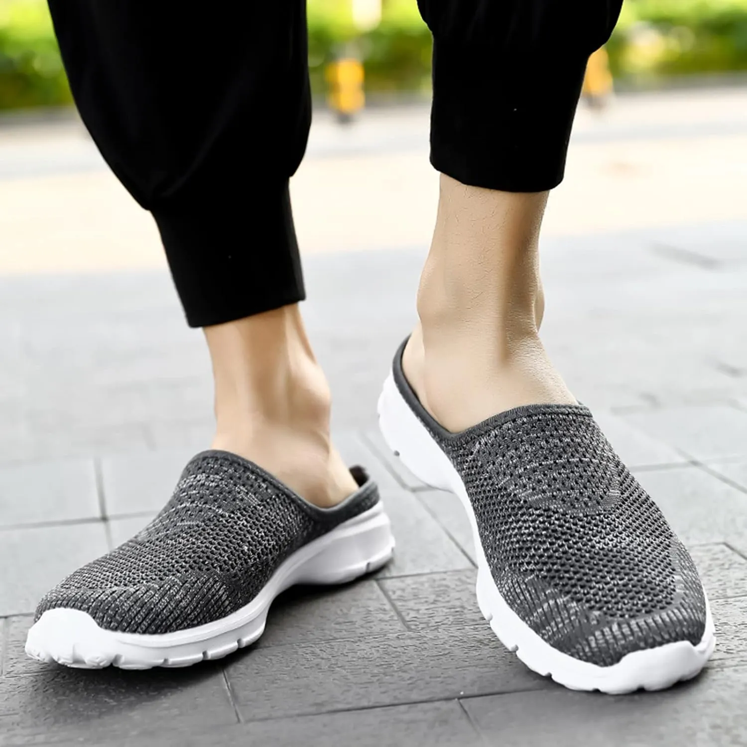 ZSpzx Quick Dry Casual Boat Shoes for Women Slip On Low Top Mesh Breathable Elastic Athletic Closed Toe Tennis Running Sneakers r Ladies Flat Fashion Casual Shoe for Gym Travel Daily Wear