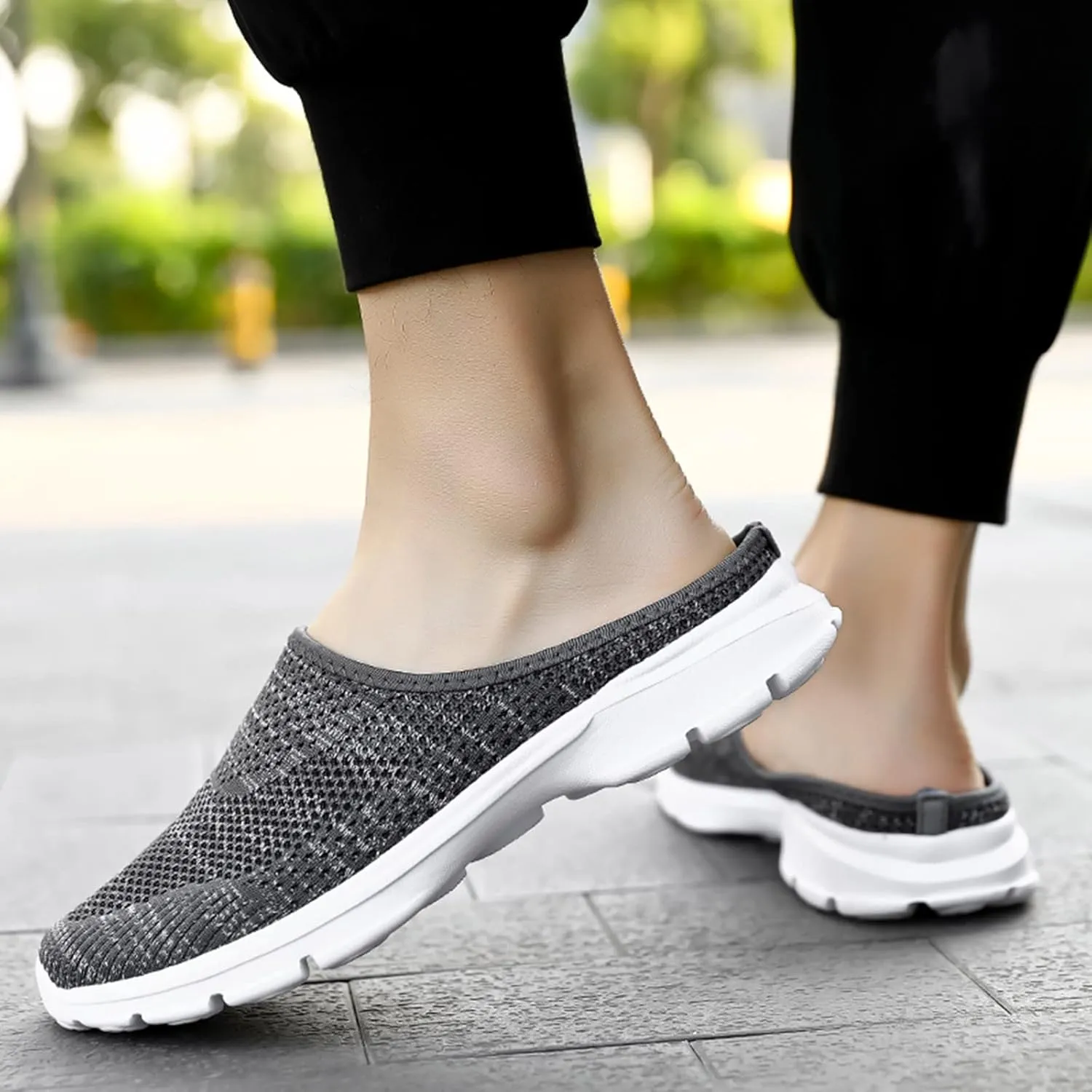 ZSpzx Quick Dry Casual Boat Shoes for Women Slip On Low Top Mesh Breathable Elastic Athletic Closed Toe Tennis Running Sneakers r Ladies Flat Fashion Casual Shoe for Gym Travel Daily Wear