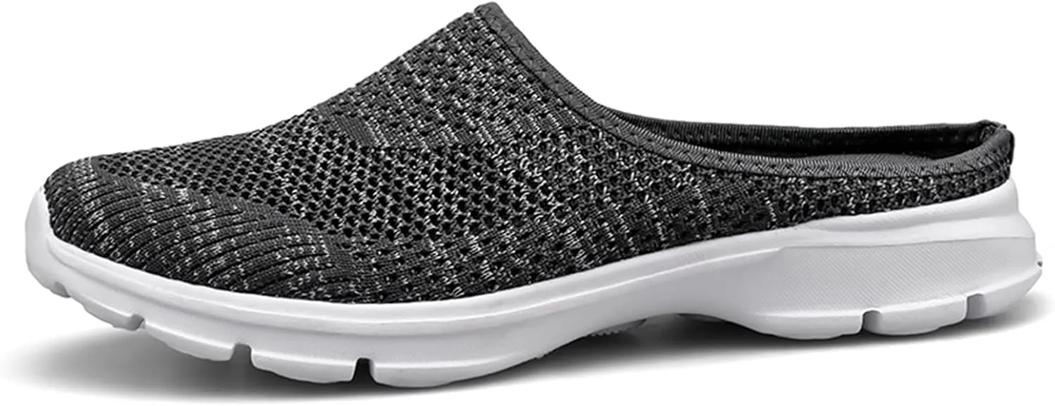 ZSpzx Quick Dry Casual Boat Shoes for Women Slip On Low Top Mesh Breathable Elastic Athletic Closed Toe Tennis Running Sneakers r Ladies Flat Fashion Casual Shoe for Gym Travel Daily Wear